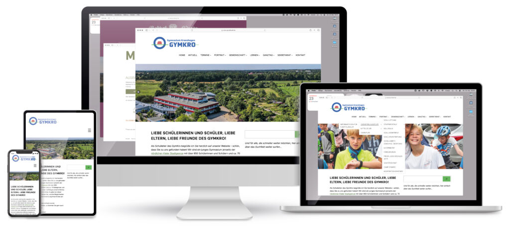 Internetauftritt Gymnasium Kronshagen